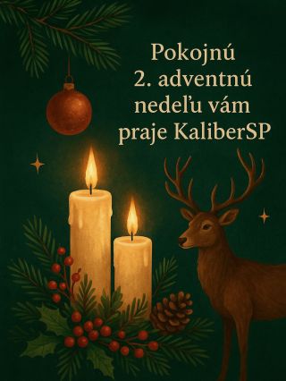 Pokojnú 2. adventnú nedeľu vám praje KaliberSP 🎄🦌 Nech je váš deň naplnený tichom lesa, hrejivým svetlom sviečok a...