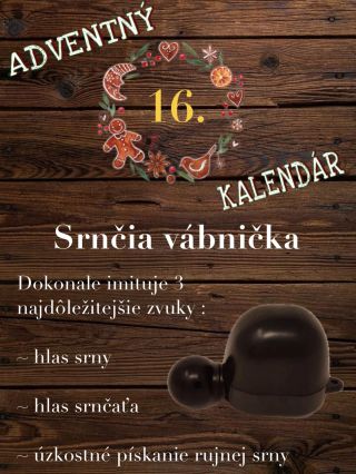 🎄 Adventný kalendár KaliberSP – 16. deň 🎄 🎯 Srnčia vábnička BUTTOLO – klasika, ktorá nesklame Ak hľadáte overenú vábničku...