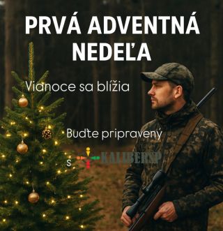 Prvá adventná nedeľa 🎄🦌 V KaliberSP začíname advent v pravom poľovníckom duchu! Vianoce sa blížia rýchlejšie než tichý...