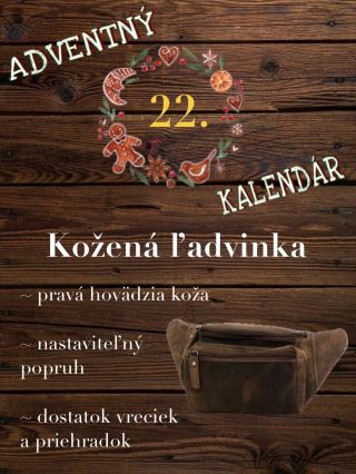 🎄 Adventný kalendár KaliberSP – 22. deň 🎄 Darček, ktorý spája štýl, funkčnosť a poctivé remeslo. Kožená ľadvinka z...