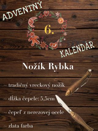 🎄 6. deň Adventného kalendára KaliberSP 🎄 Dnes tu máme absolútnu legendu, ktorú pozná azda každý – nožík Rybička. Tento...