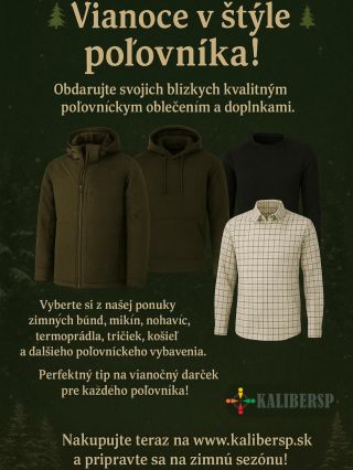 🎄 Vianoce v štýle poľovníka 🎄 Hľadáte praktický a kvalitný darček pod stromček? U nás nájdete poľovnícke oblečenie a...